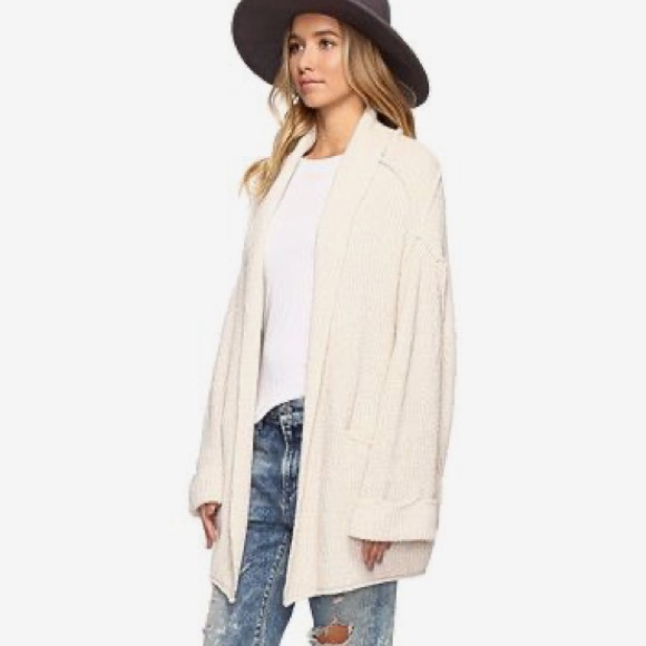 Free People Sweaters - Free People Low Tide Slouch Oversized Cardigan
